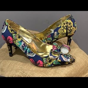 Gorgeous floral heels Gorgeous